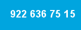 922 636 75 15 922 636 75 15